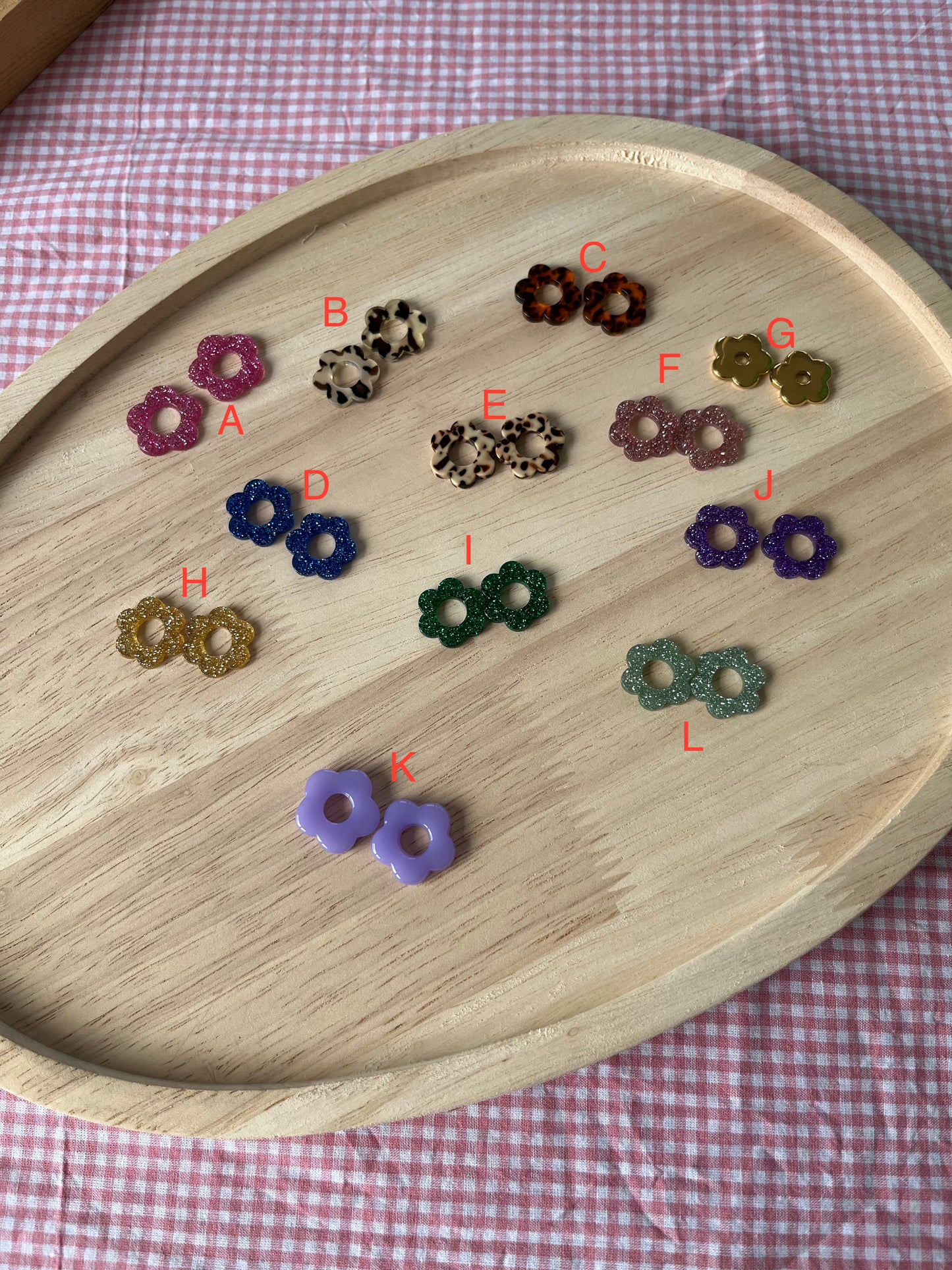 Boucle fleur et fleurs a l'unité