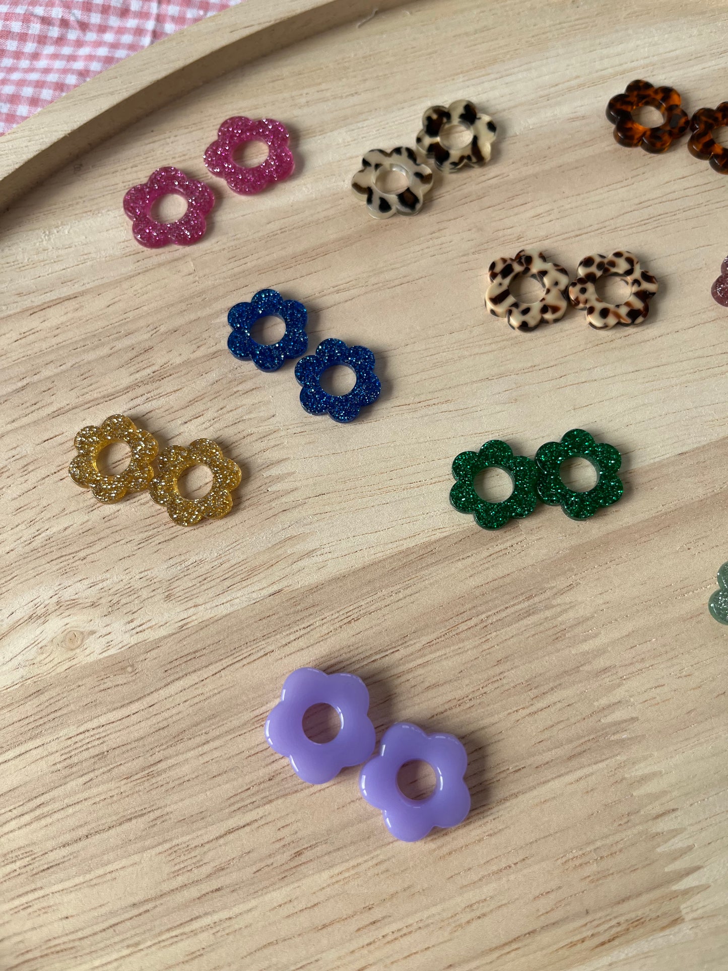 Boucle fleur et fleurs a l'unité