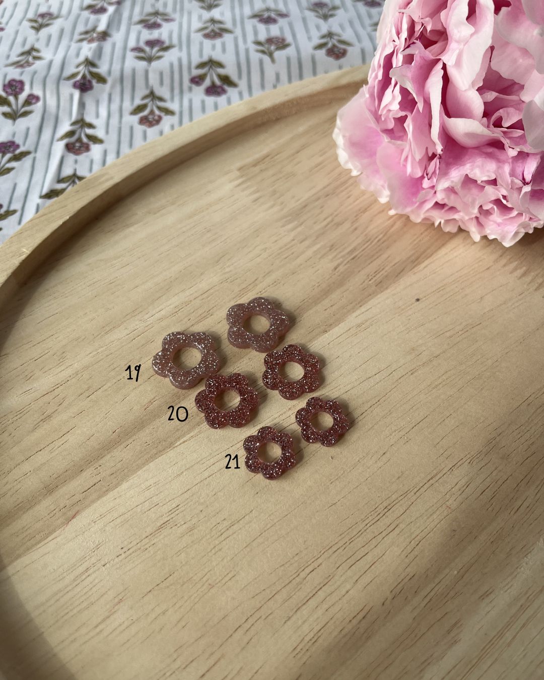 Boucle d'oreille fleur