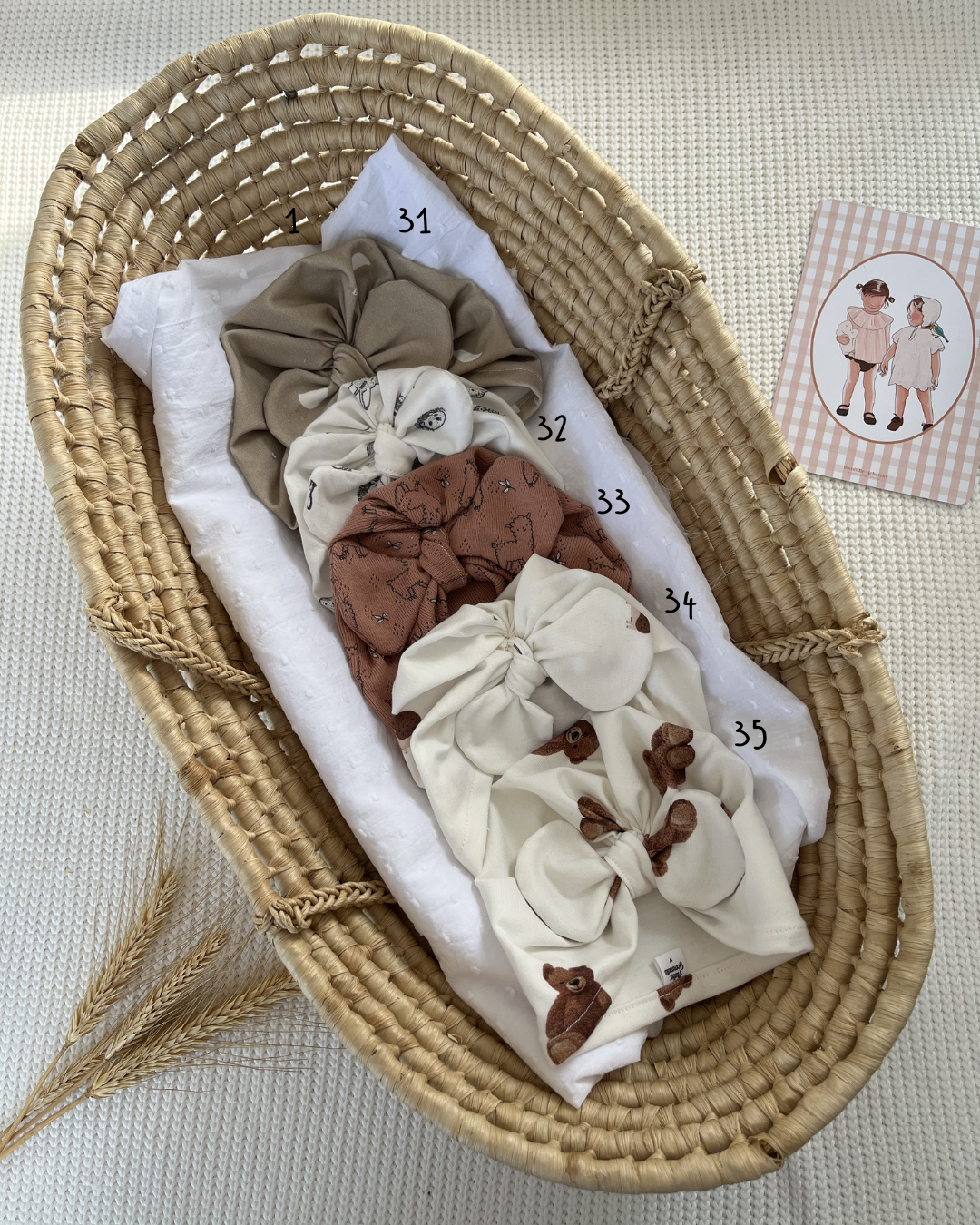 Turbans taille naissance