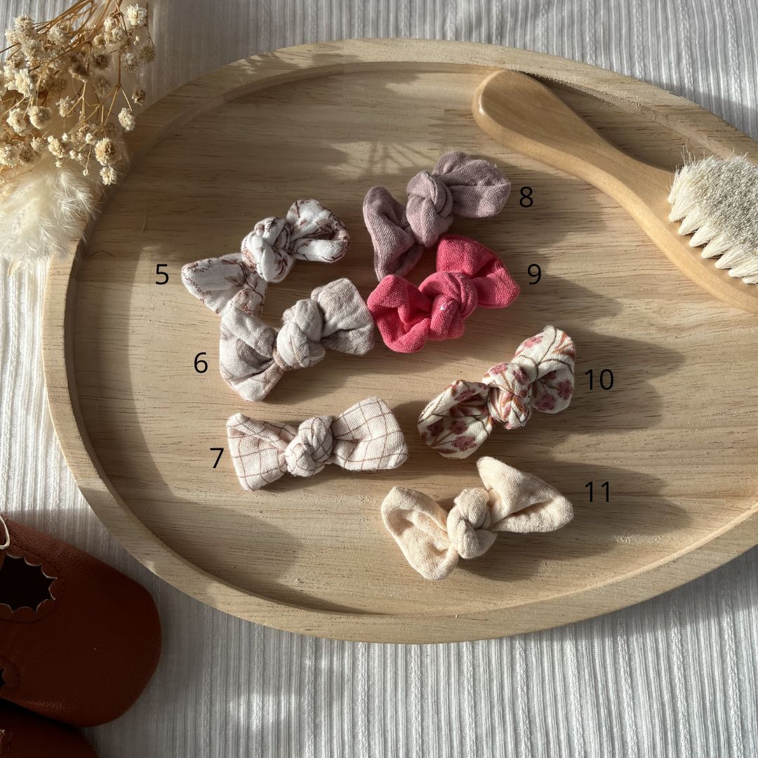 Petite barrette noeud