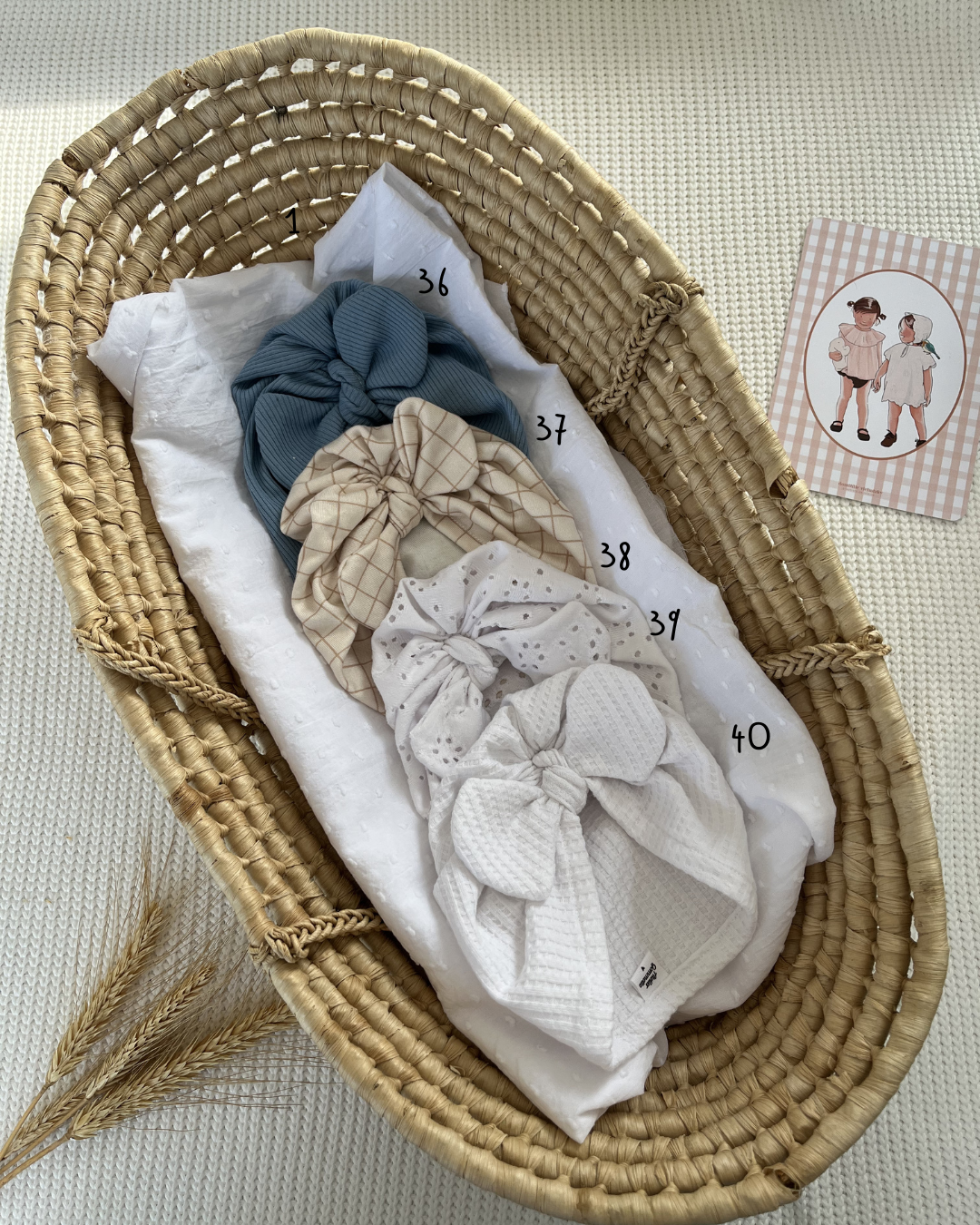 Turbans taille naissance