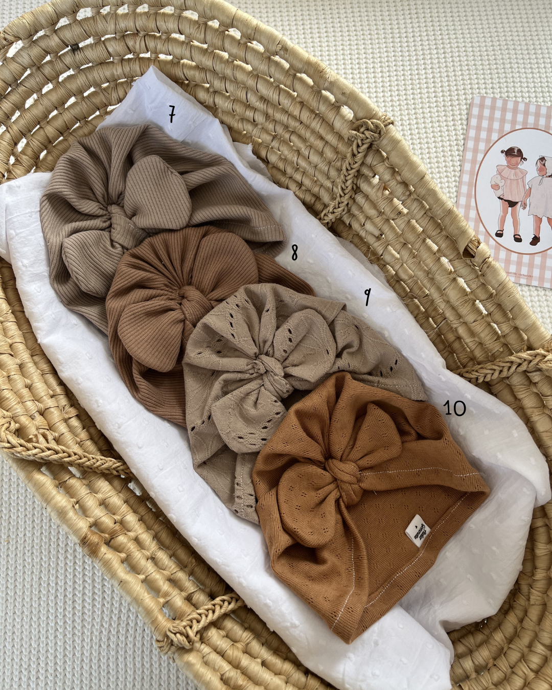 Turbans taille 3-12mois