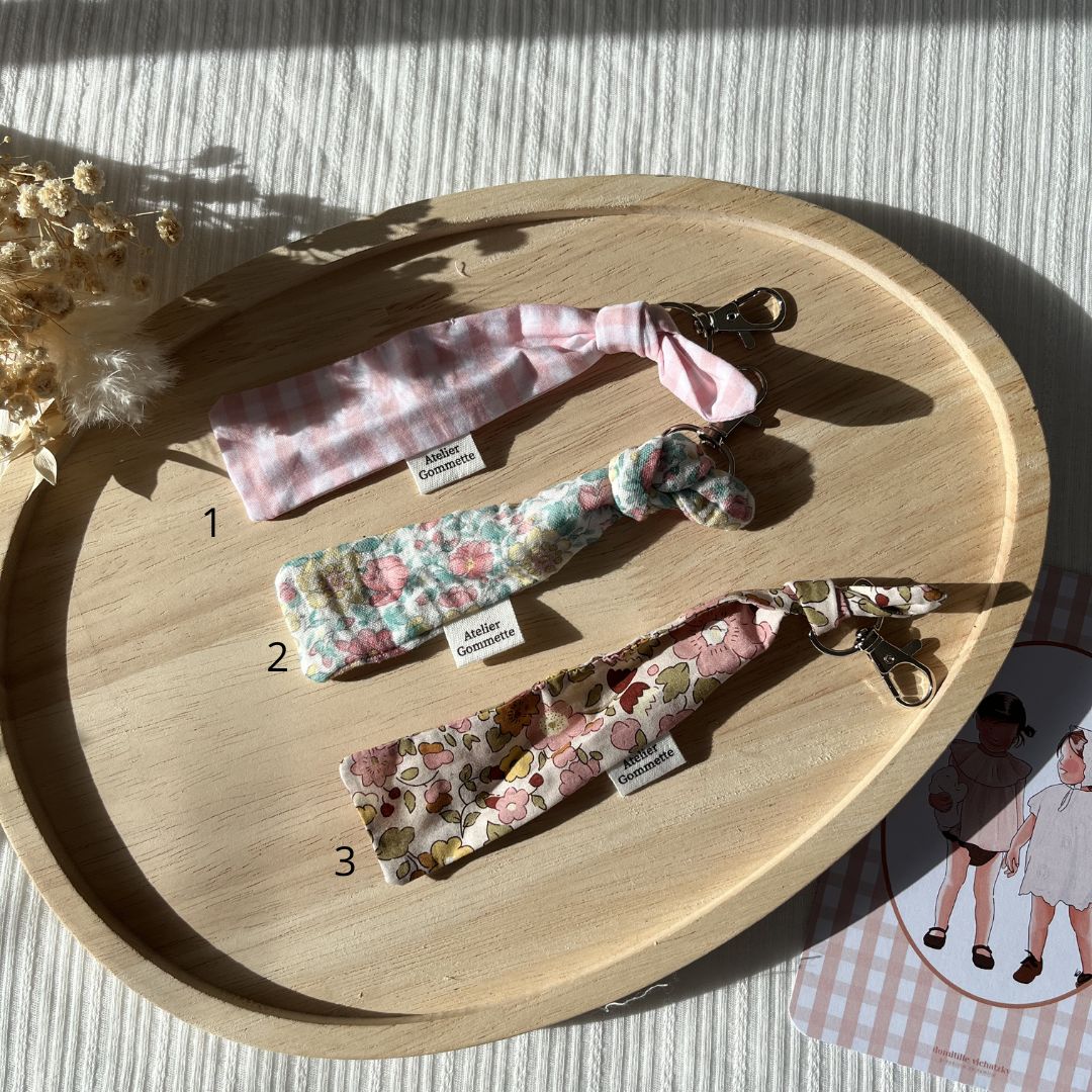 Porte clefs en tissus