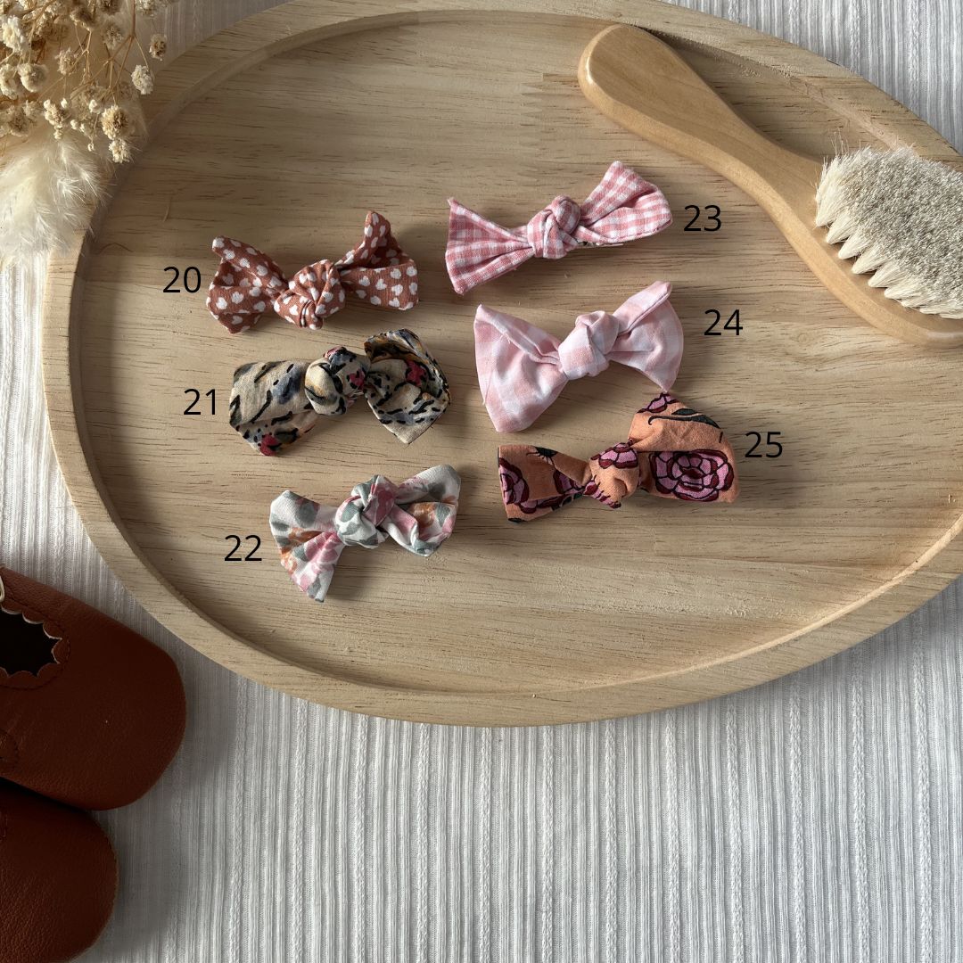 Petite barrette noeud