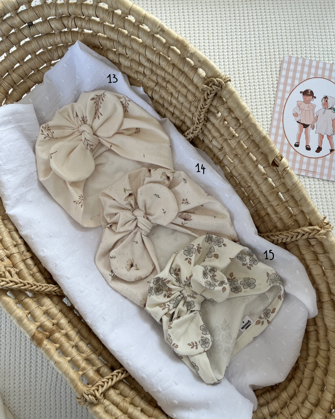 Turbans taille 3-12mois