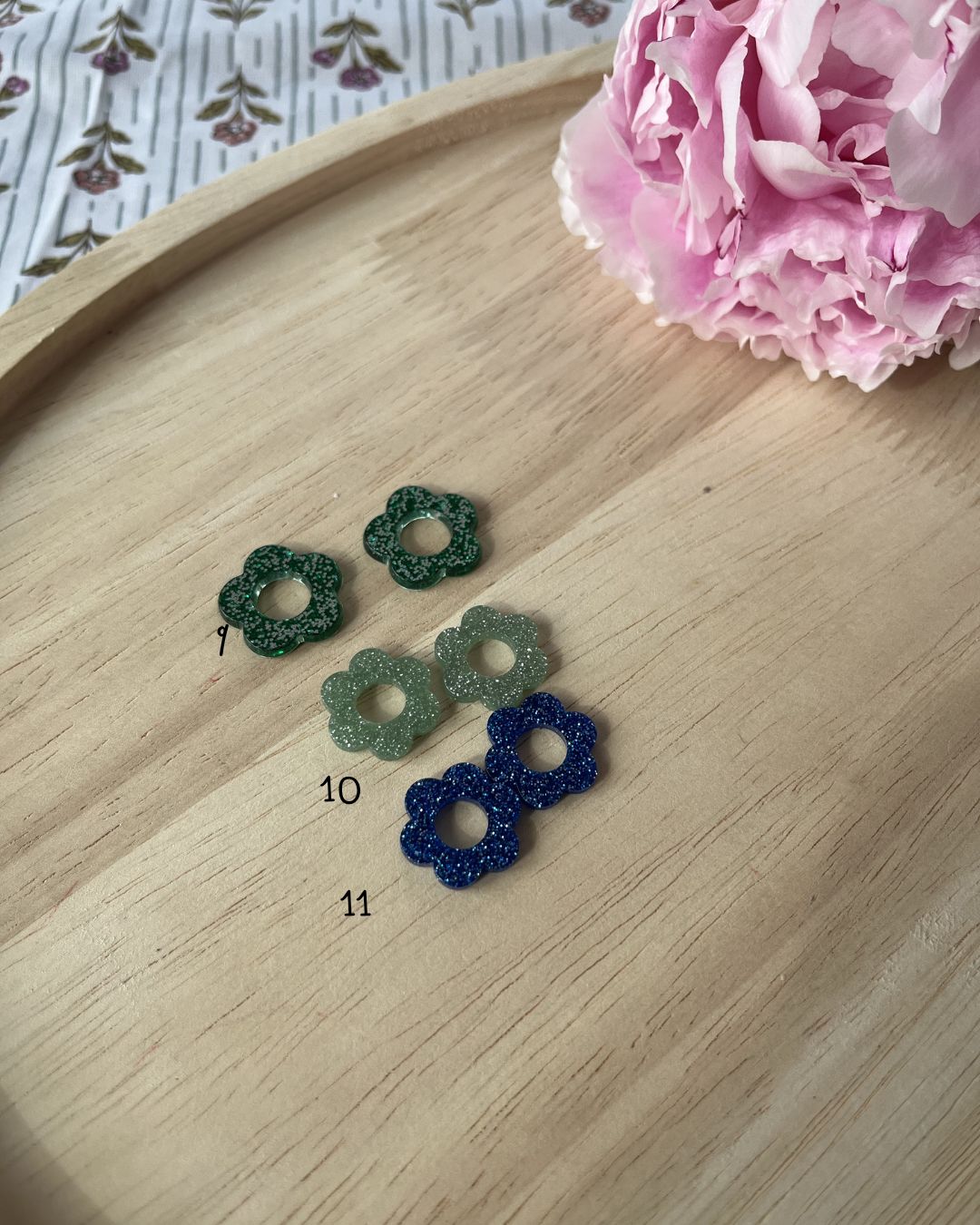 Boucle d'oreille fleur