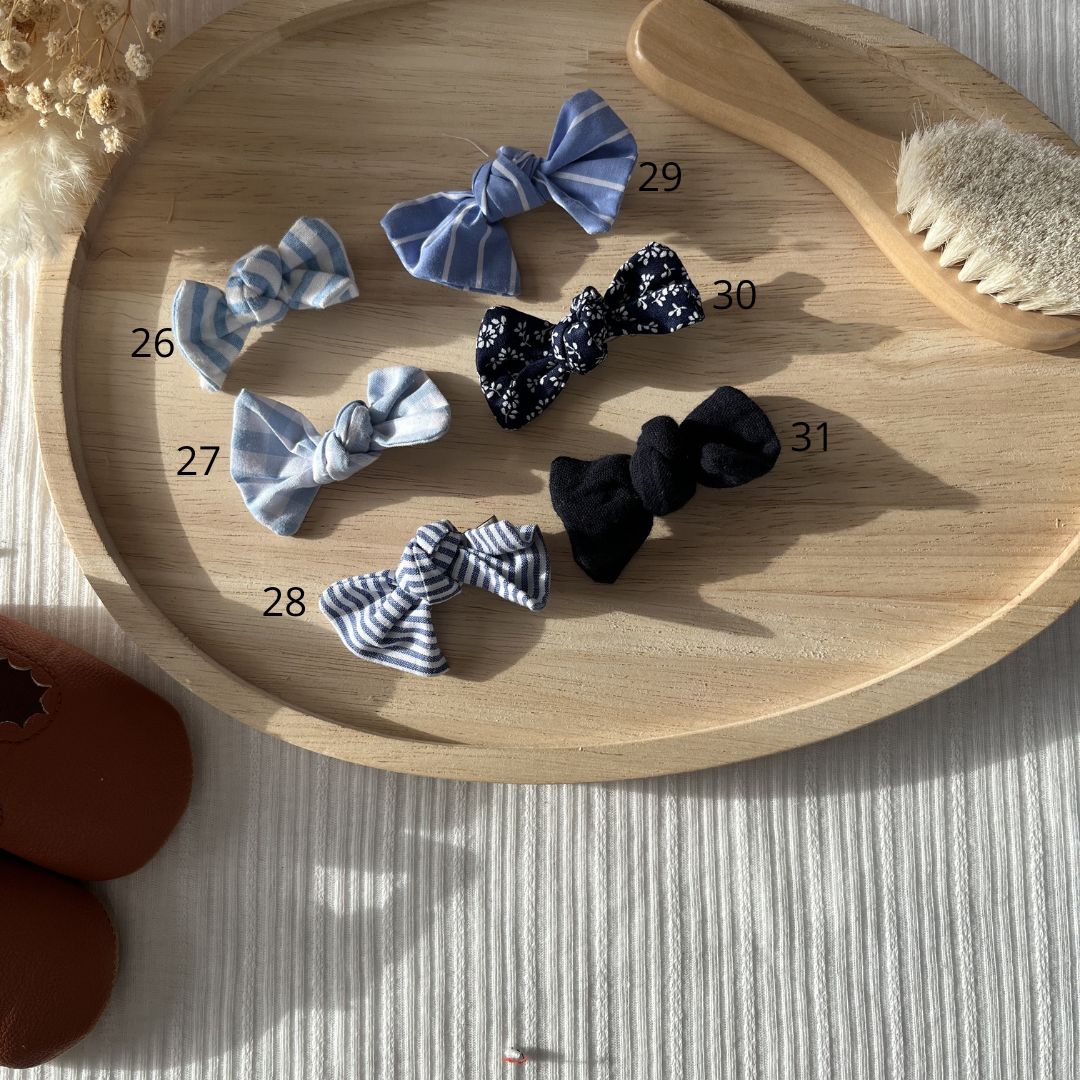 Petite barrette noeud