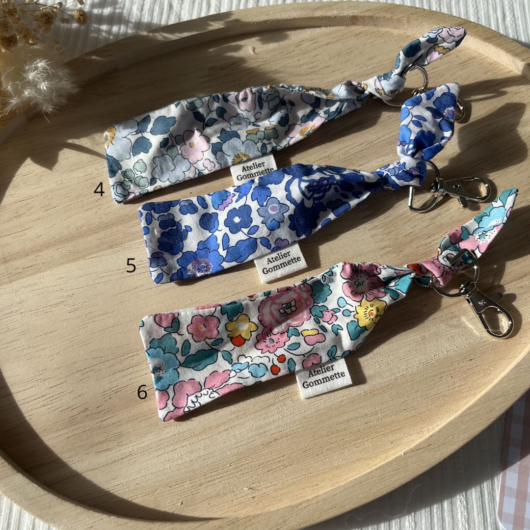 Porte clefs en tissus