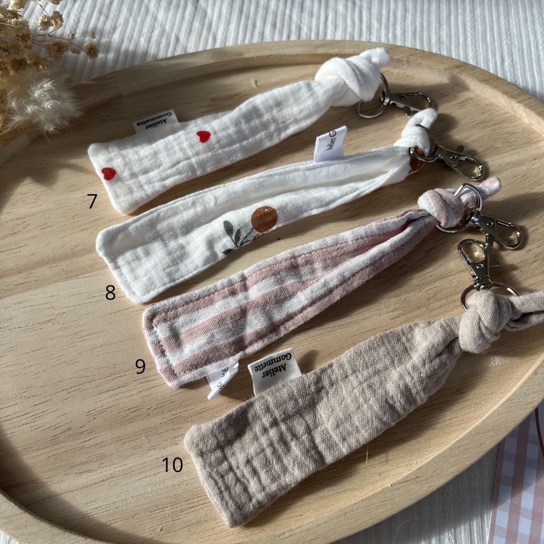 Porte clefs en tissus