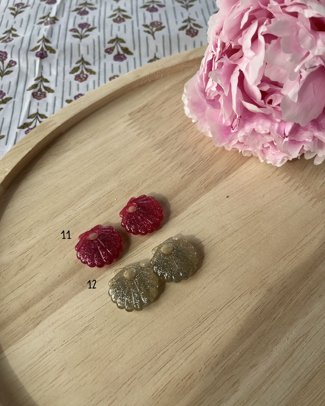 Boucle d'oreille fleur