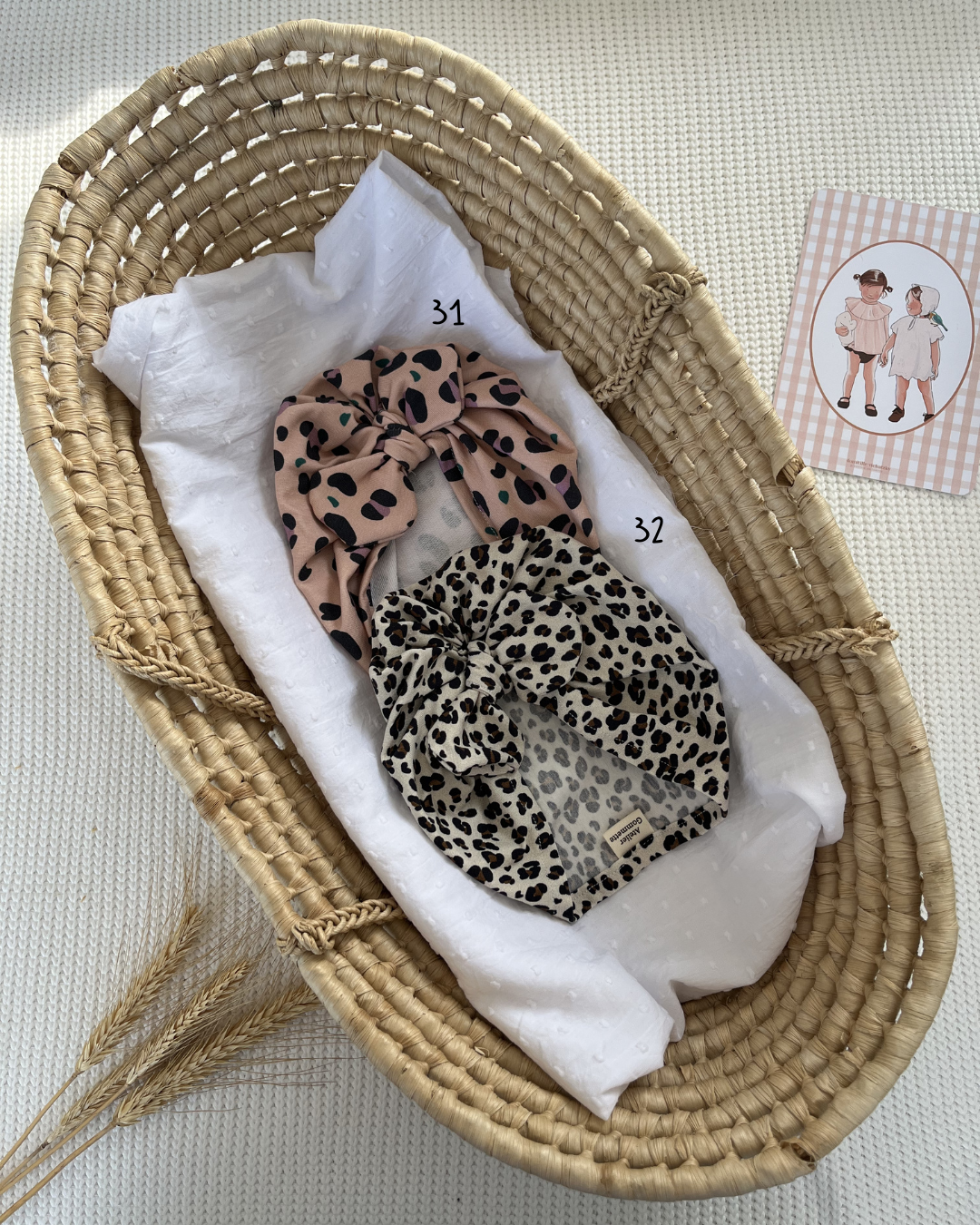 Turbans taille 3-12mois