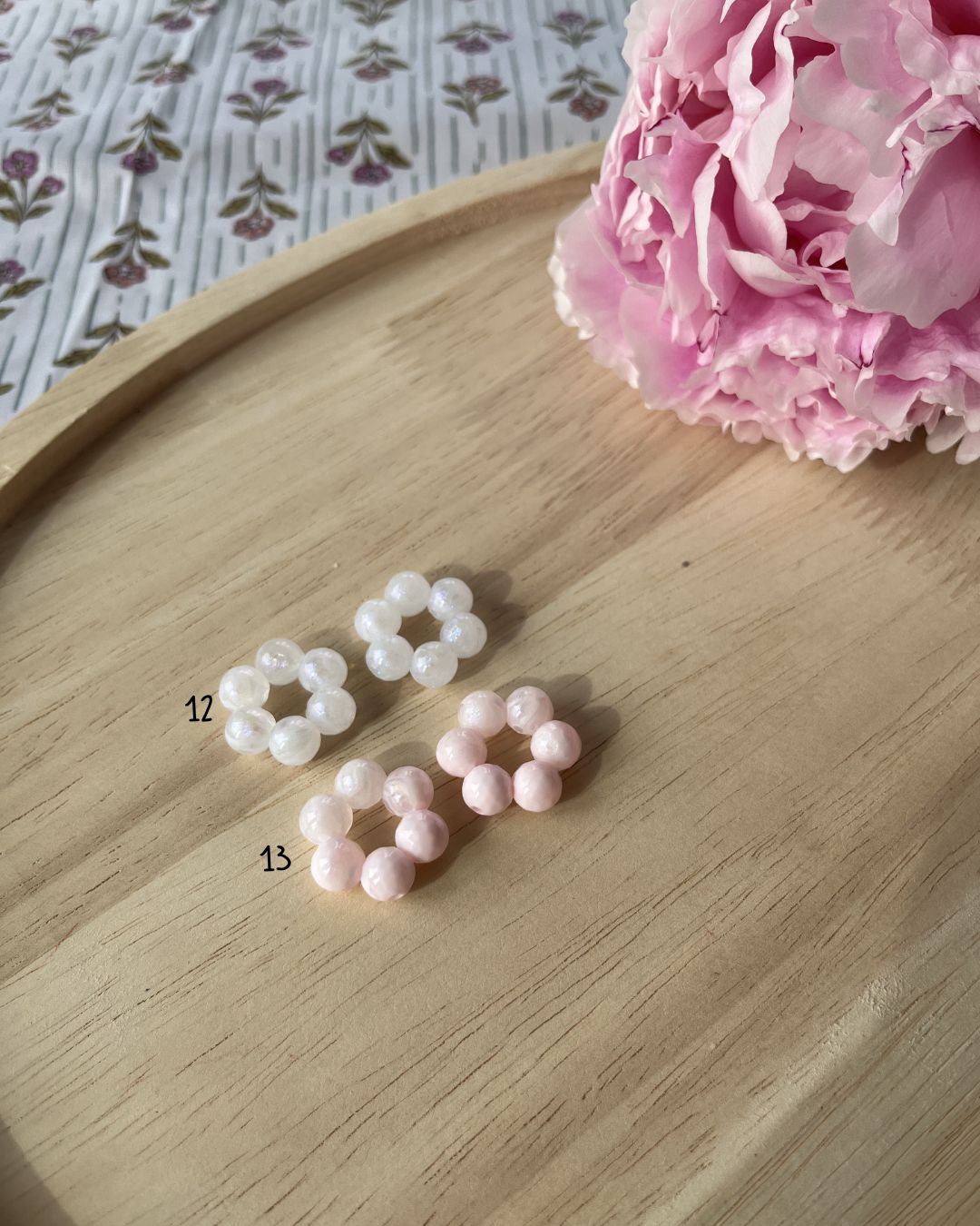 Boucle d'oreille fleur