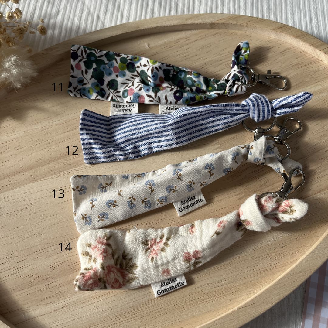 Porte clefs en tissus