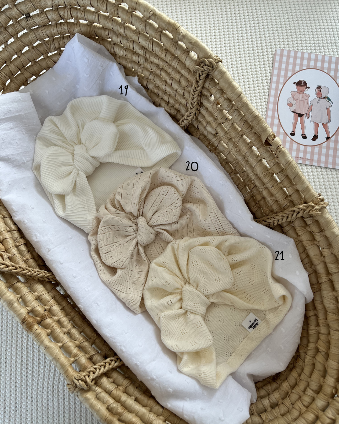Turbans taille 3-12mois