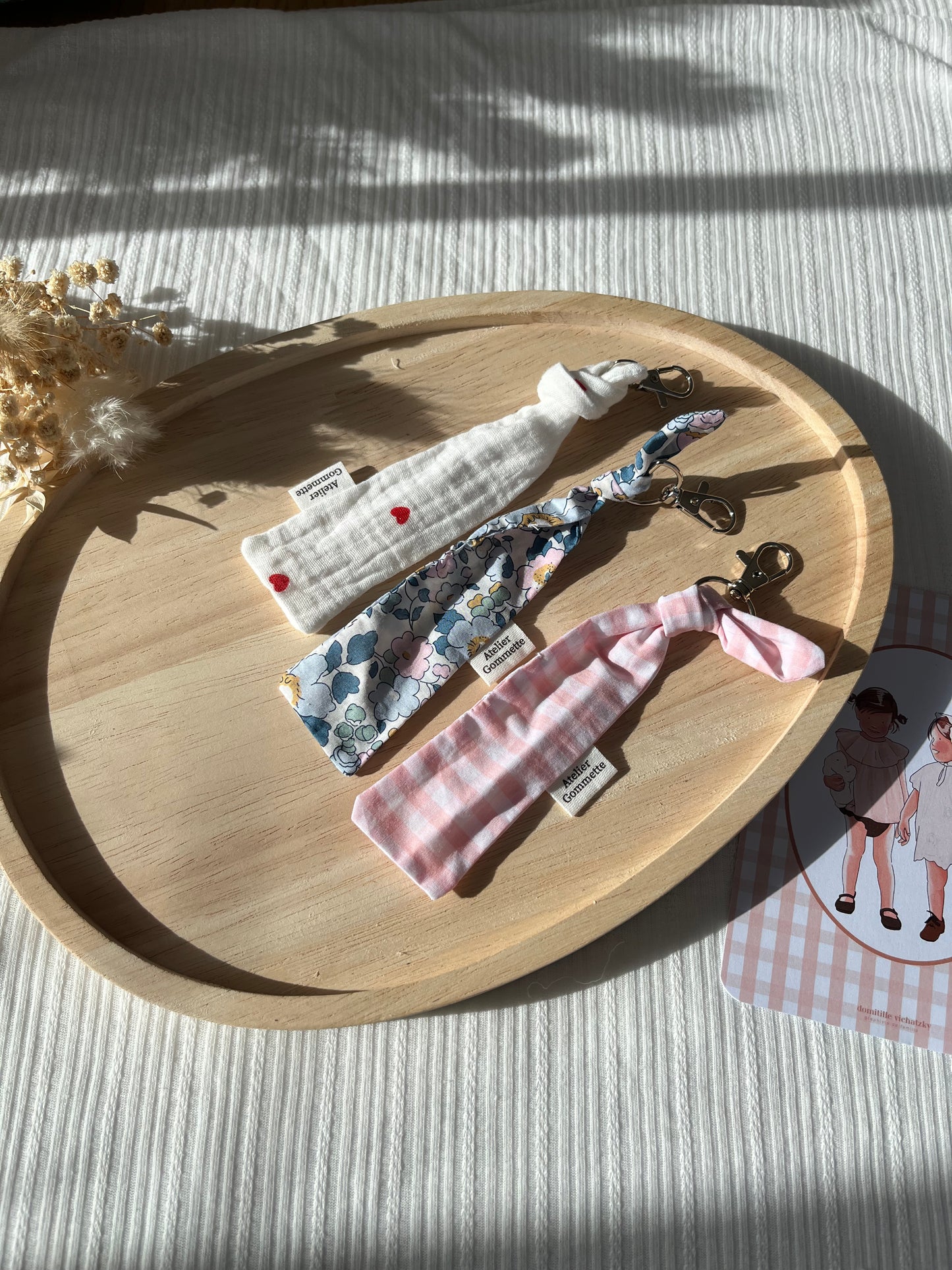 Porte clefs en tissus