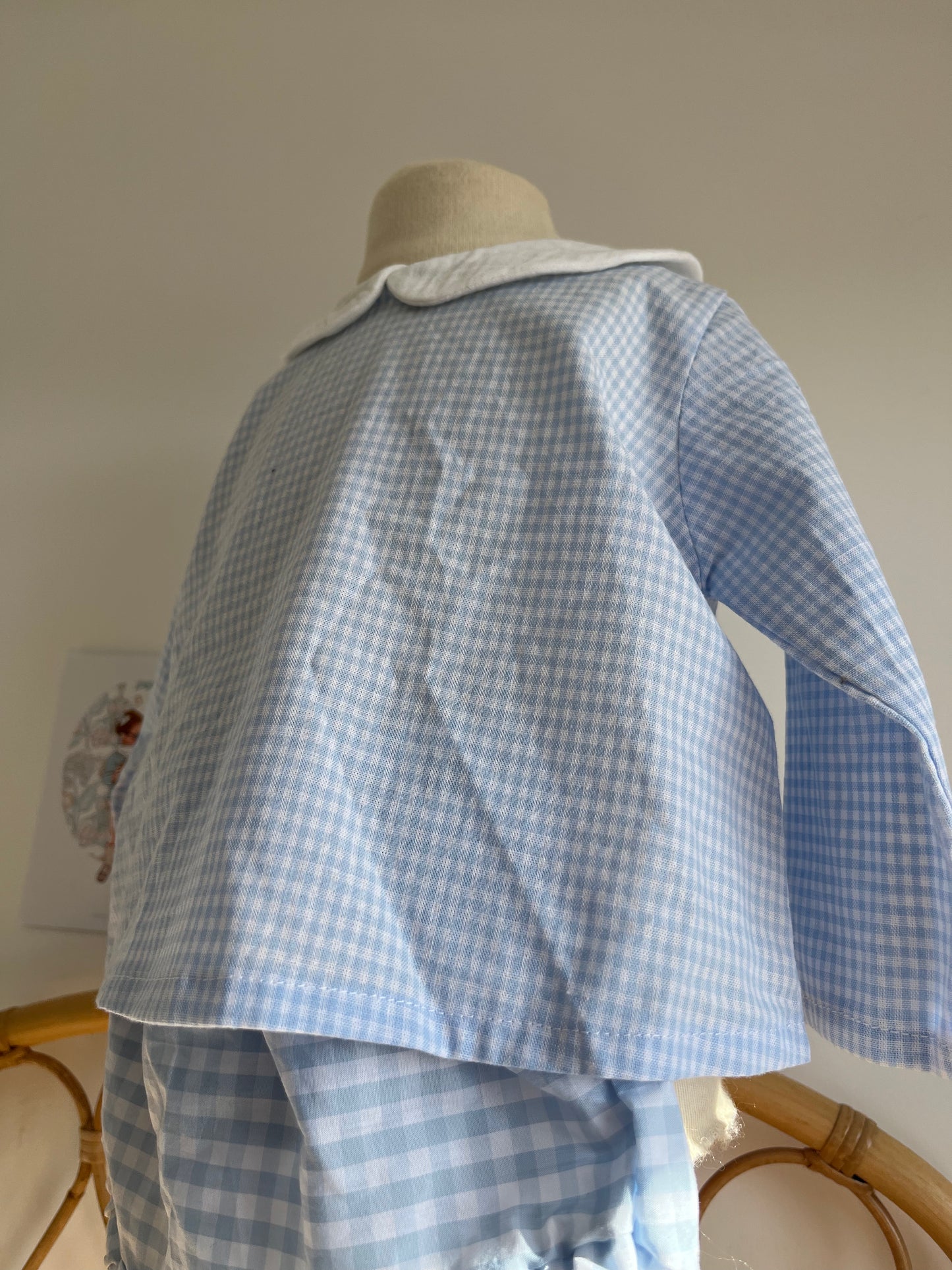 Blouse au col rond
