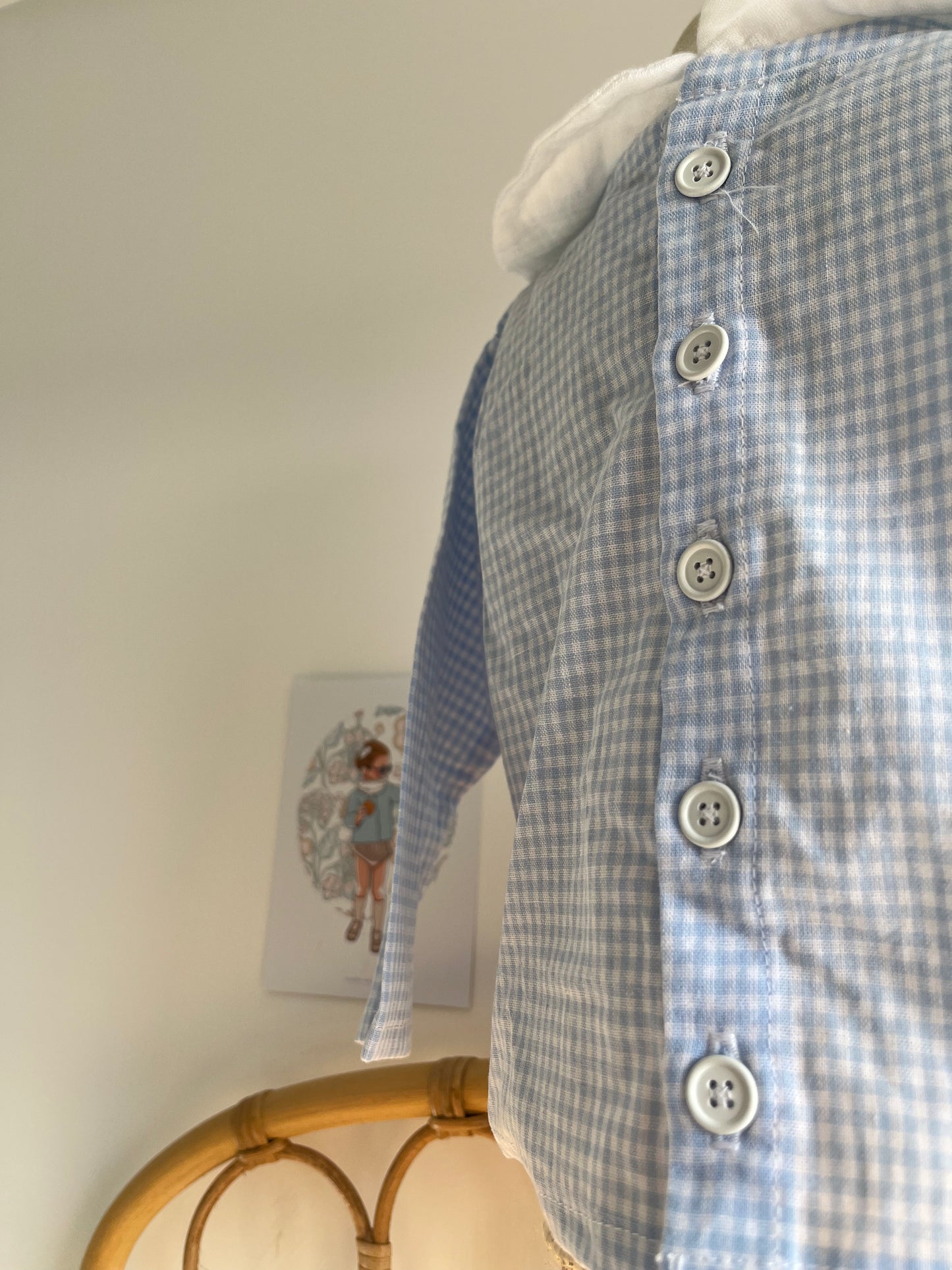 Blouse au col rond