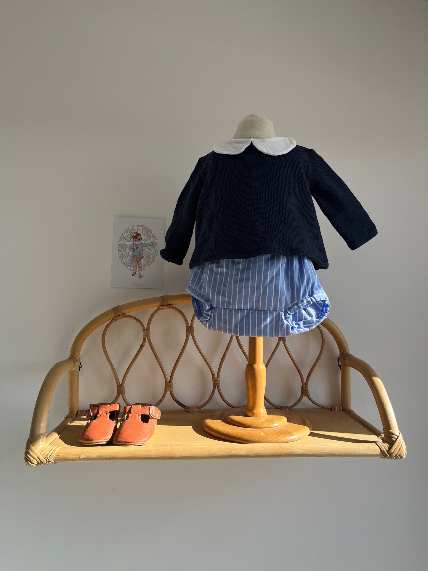 Blouse au col rond