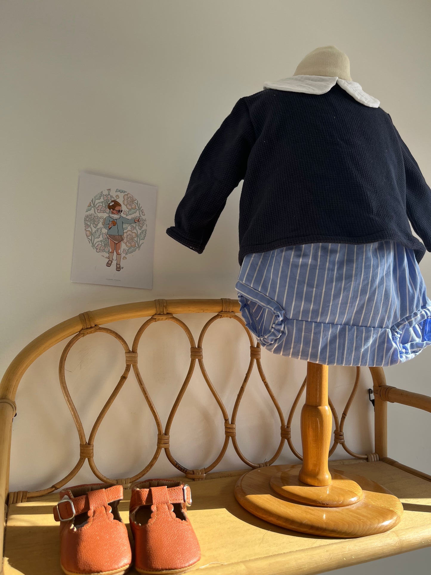 Blouse au col rond