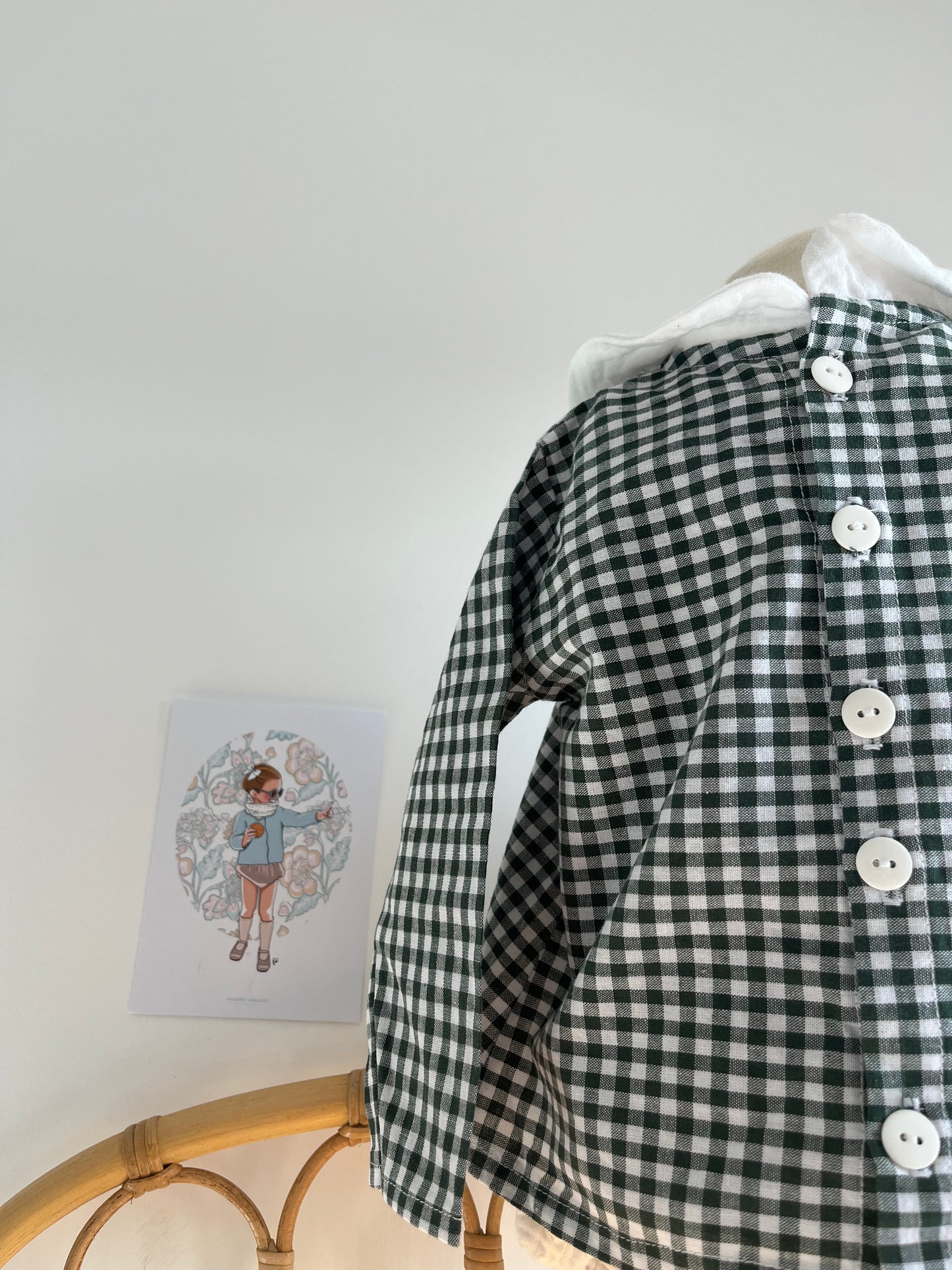Blouse au col rond