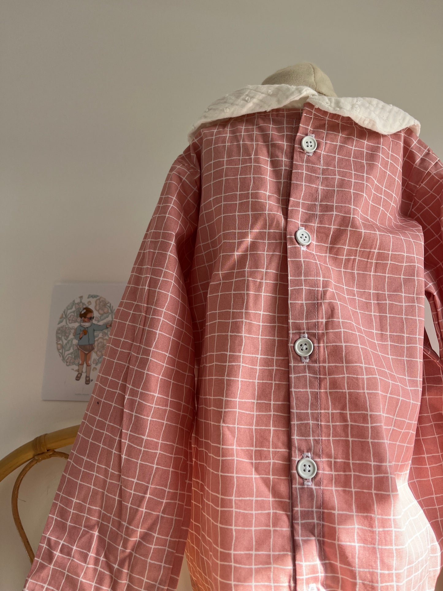 Blouse au col rond