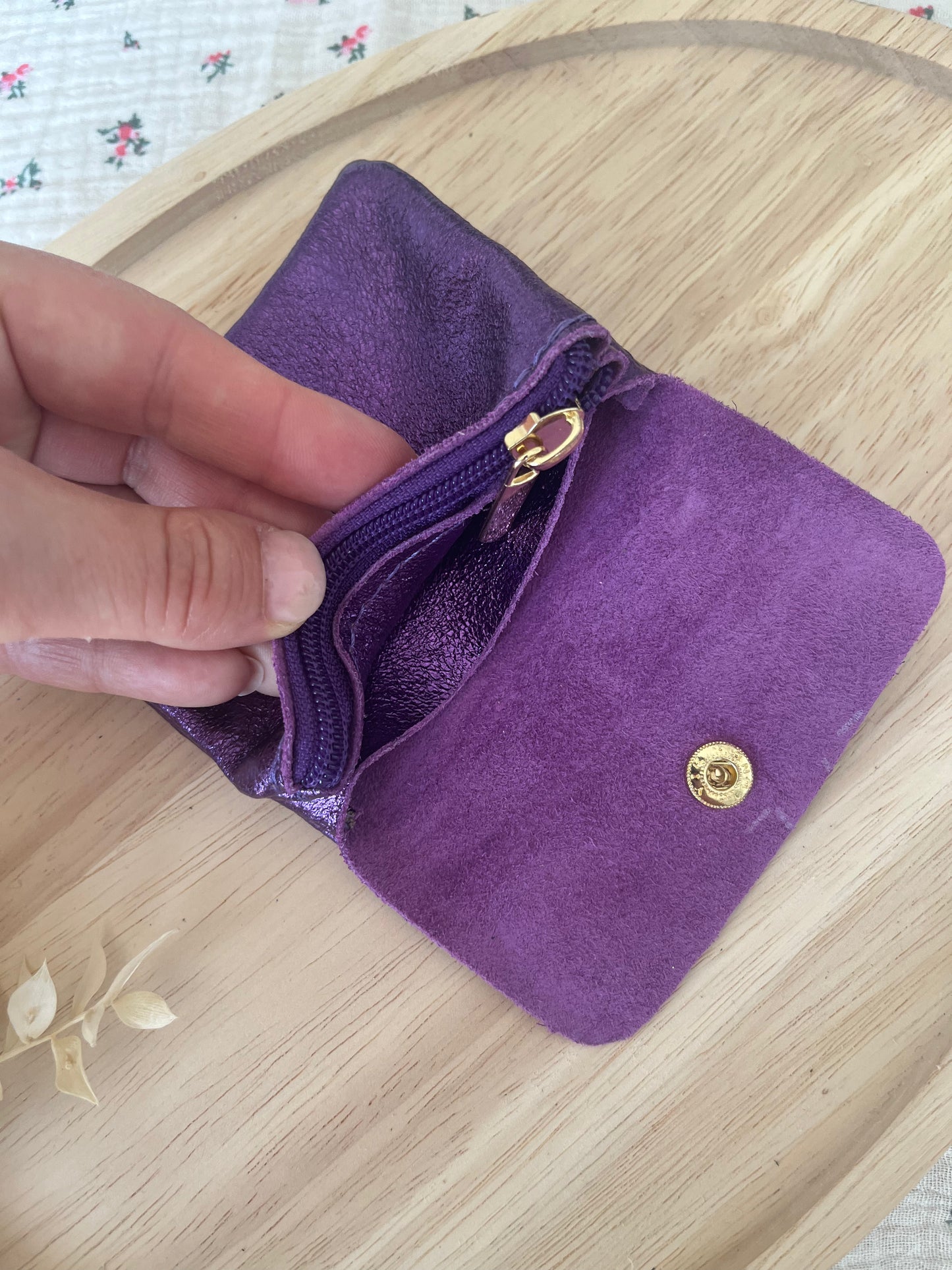 porte monnaie zip