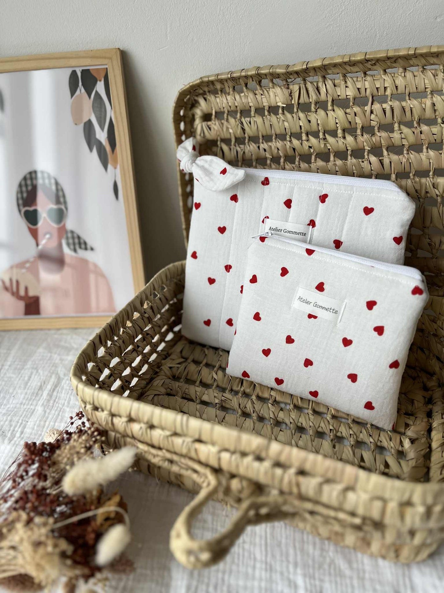 Petite trousse plate personnalisable